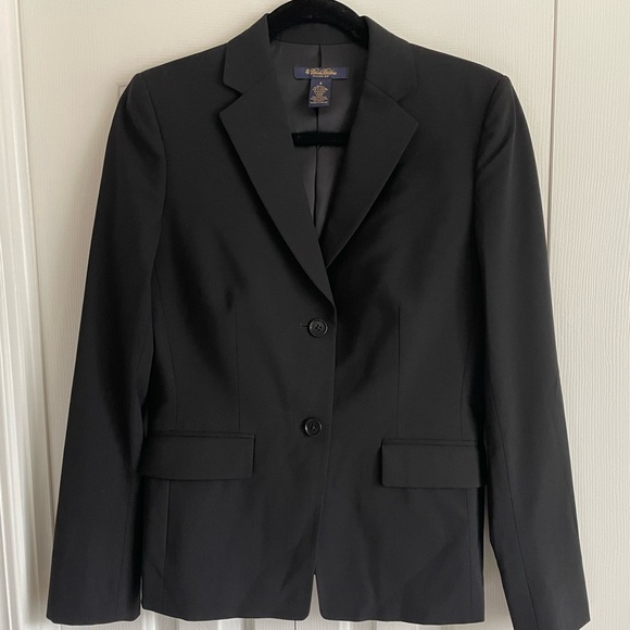 Brooks Brothers Jackets & Blazers - Brooks Brothers Black Two-Button Tailored Blazer